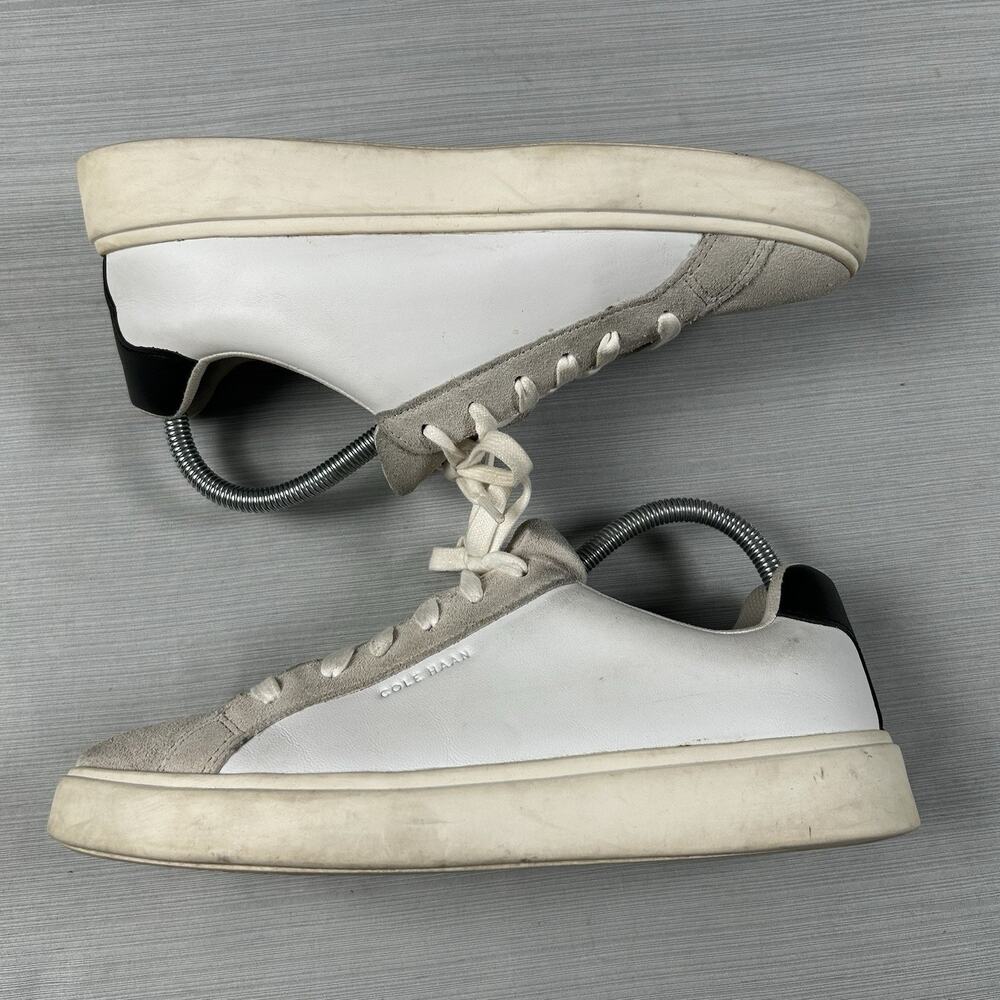 Cole Haan Grand Court Women’s Size 8 White Leather Casual Walking Sneakers